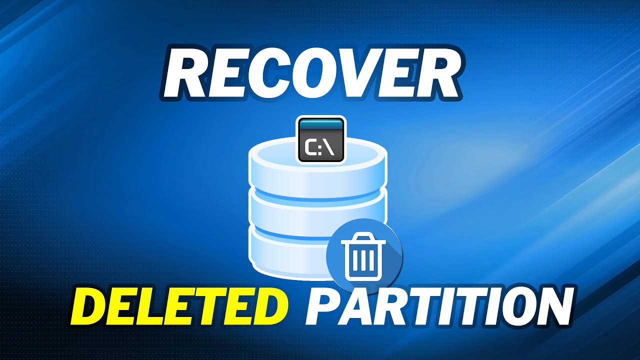 how to recover deleted partition using cmd