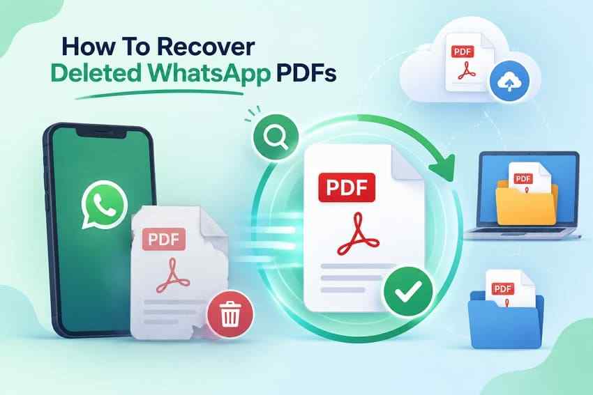 Recover Deleted PDF Files From WhatsApp: 6 Methods (2026)