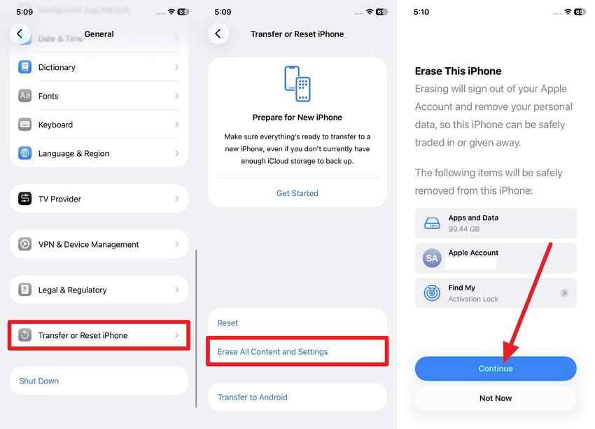 erase your iphone