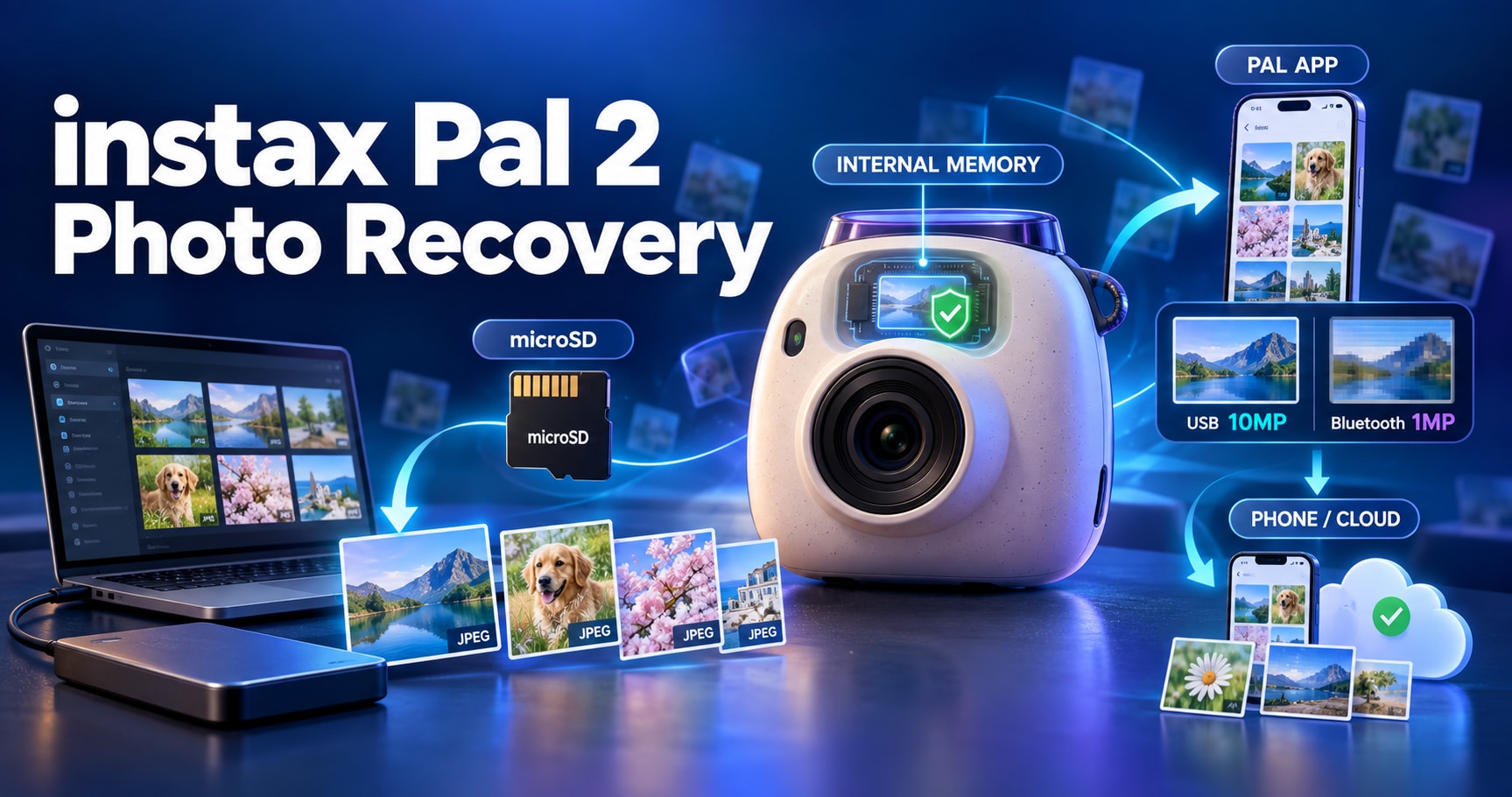 How to Recover Deleted Photos from instax Pal 2