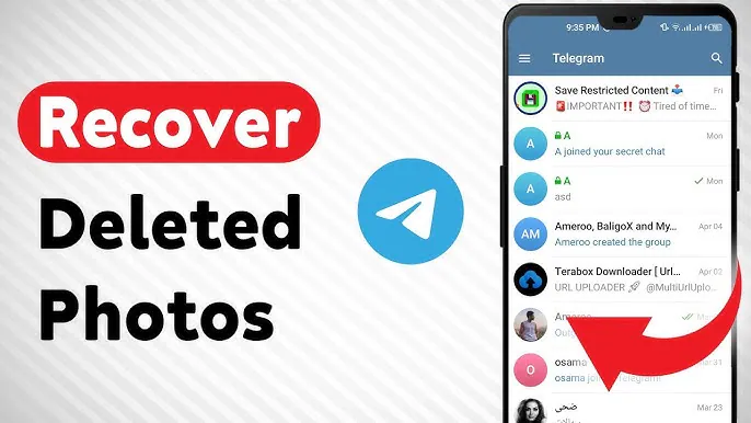 recover deleted telegram photos and videos