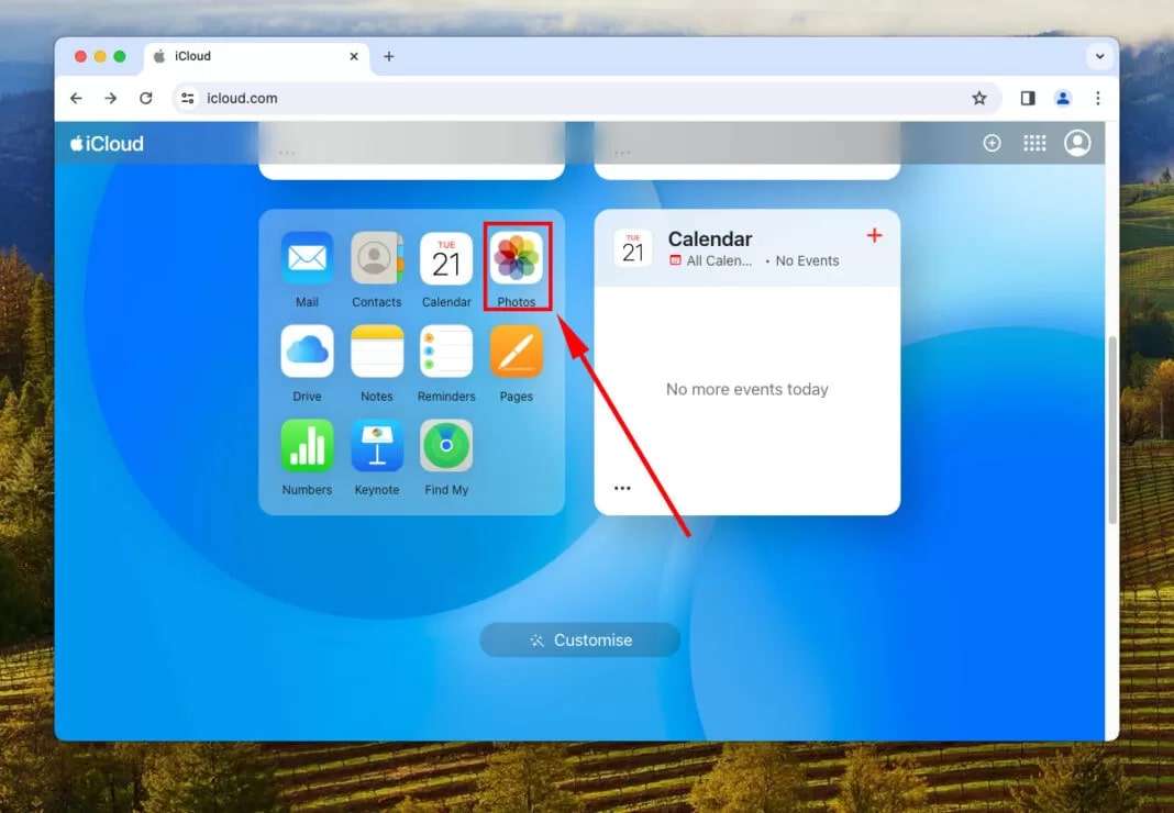 backed-up apps on icloud 