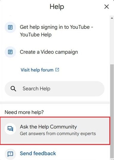 ask the help community