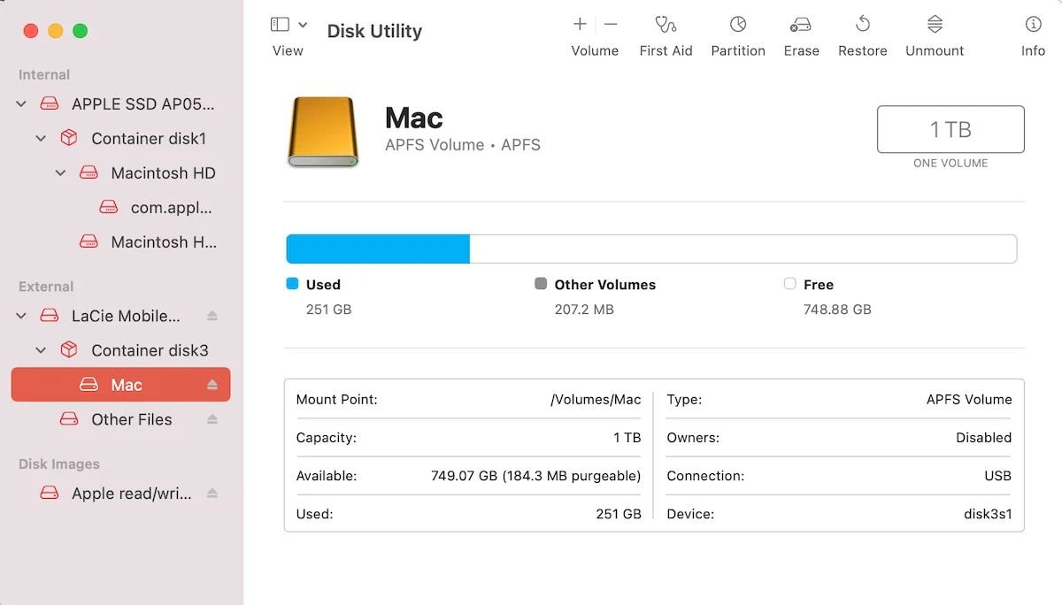 access disk utility om gewiste harde schijf op mac te herstellen
