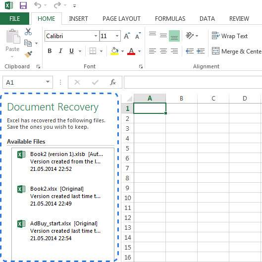 Moyens Efficaces Pour R cup rer Les Fichiers Excel Apr s Un Crash Moyens Efficaces Pour R cup rer Les Fichiers Excel Apr s Un Crash