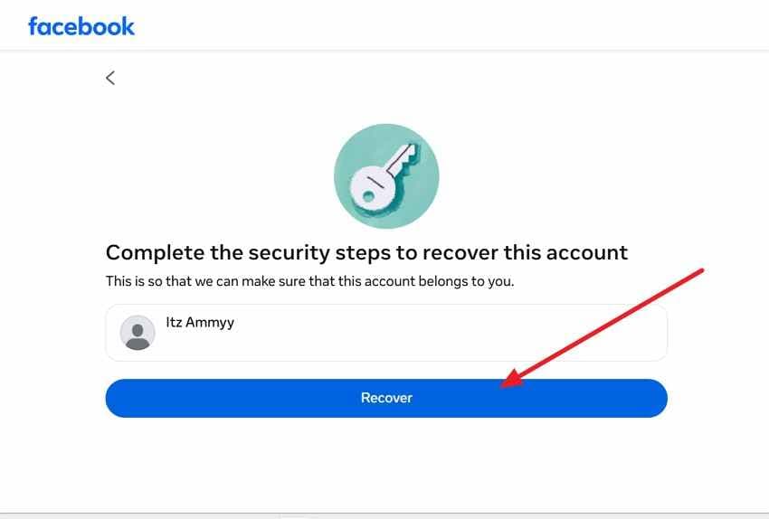 start facebook ownership recovery