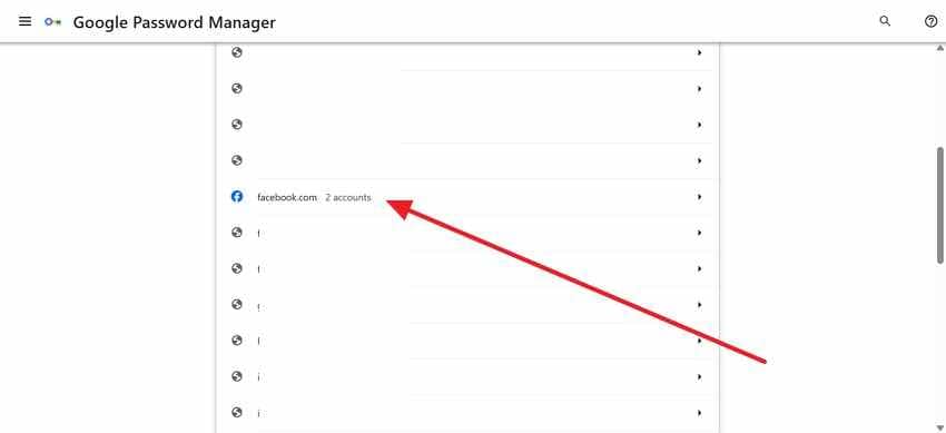 check google saved passwords