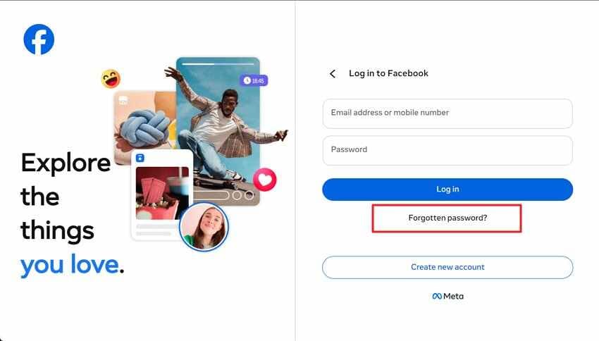 select forgotten password option