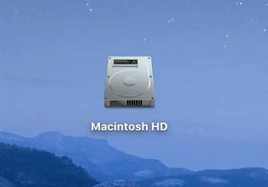 macintosh hd in target disk mode