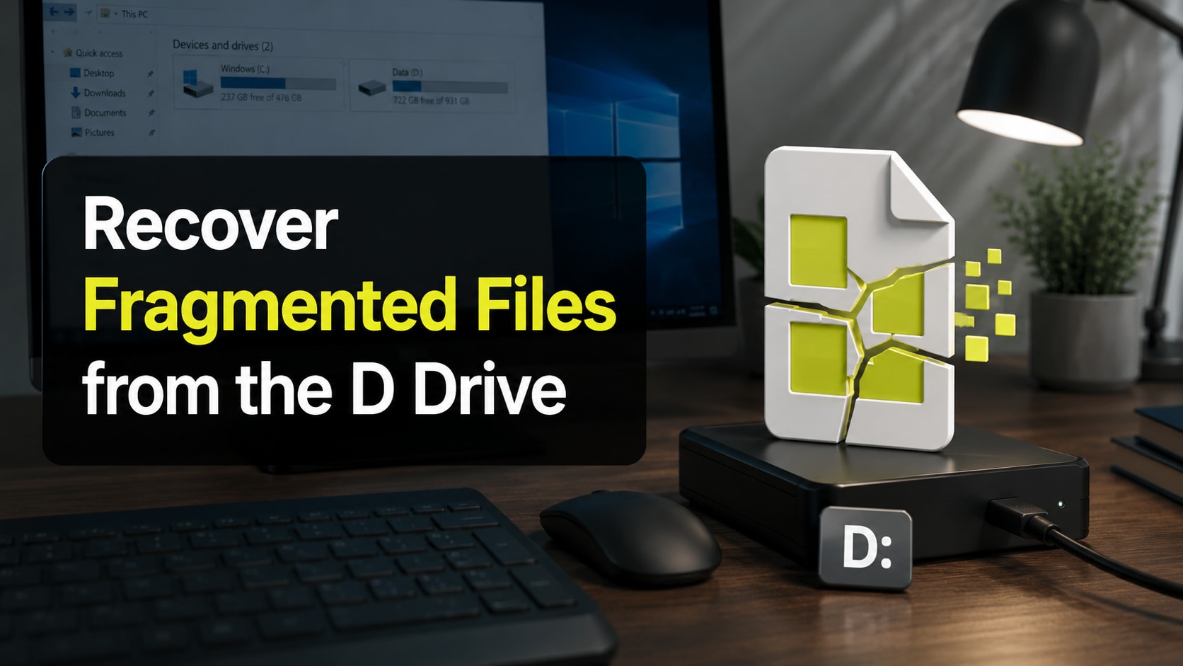How to Recover Fragmented Files from the D Drive Safely