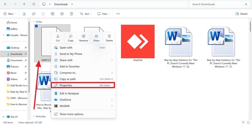 enter indesign file properties
