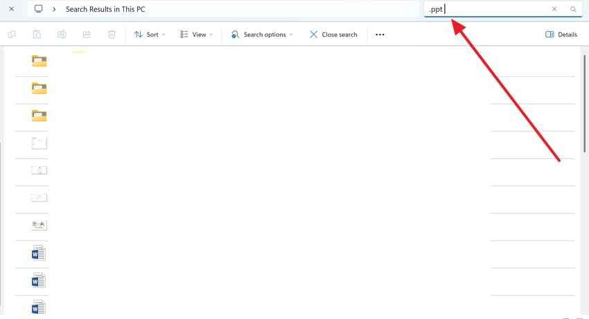 search missing files on windows