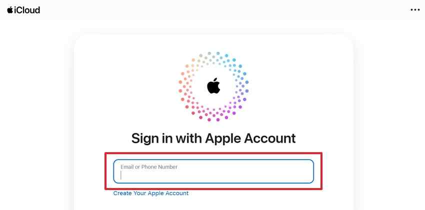 sign into icloud photos