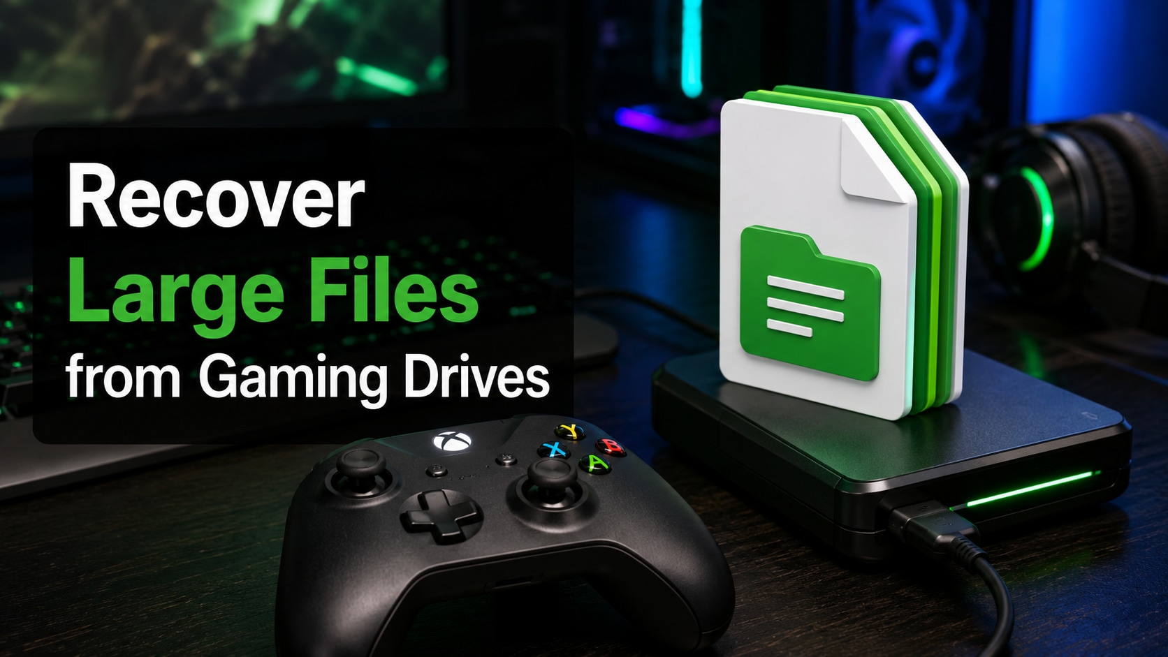 How to Recover Large Files from Gaming Drives