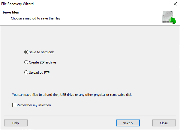 sauvegarde du fichier et de la partition linux récupérés