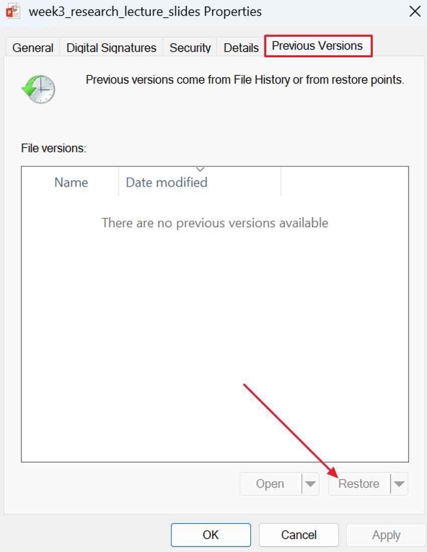 pick earlier powerpoint version