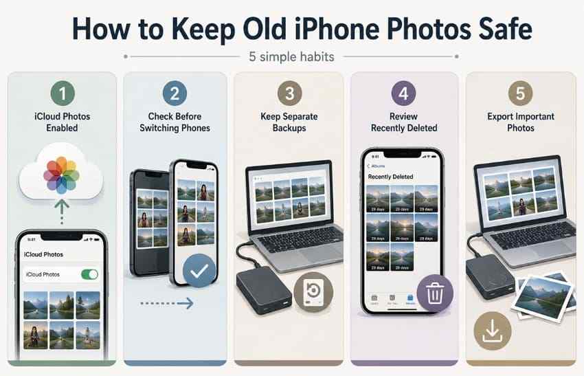 ways to keep iphone photos safe