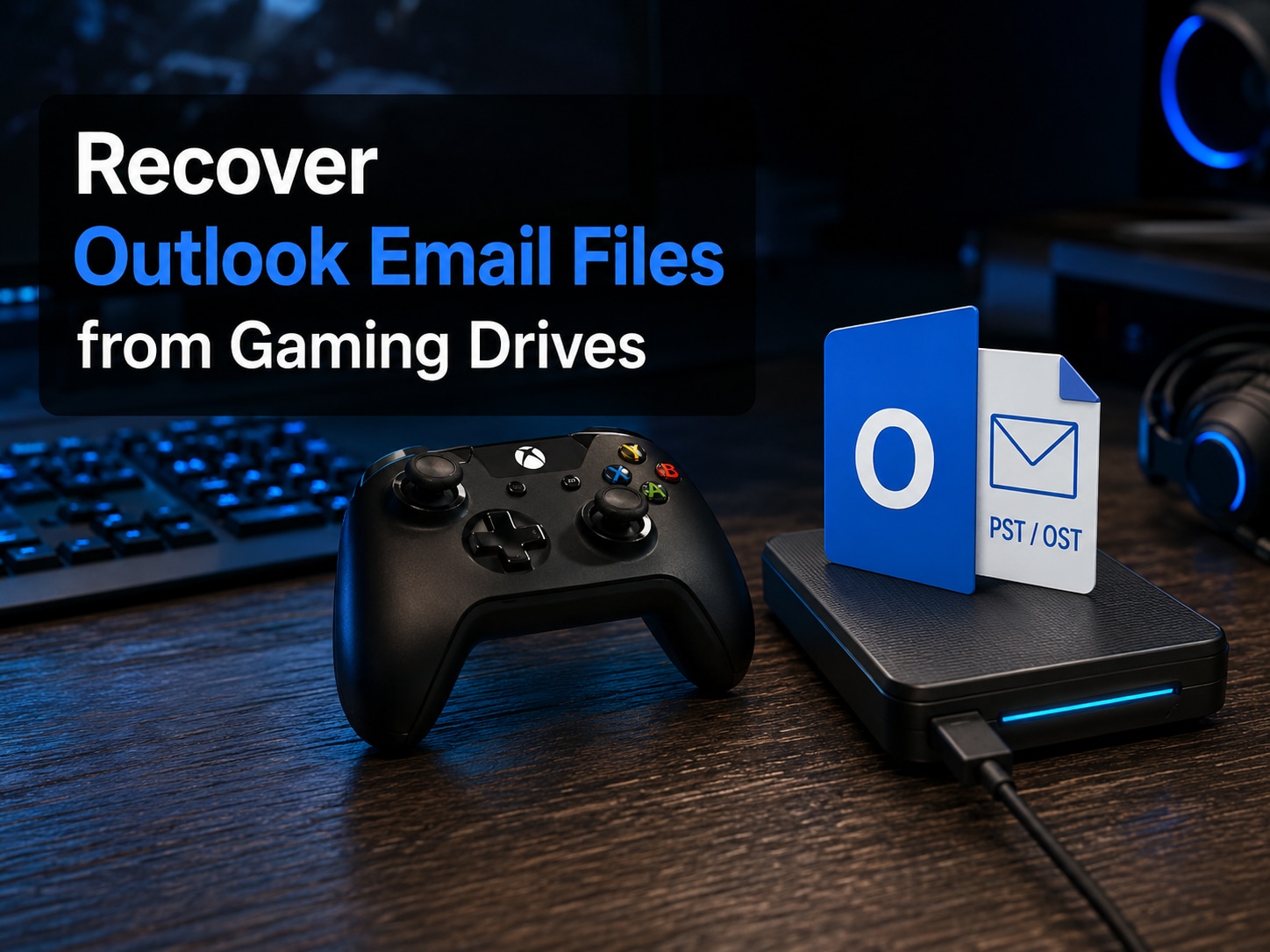 How to Recover Outlook Data from Gaming Drives
