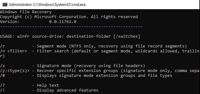 Recupero file Windows Recupero Excel 