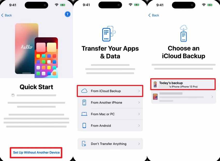 restore icloud backup