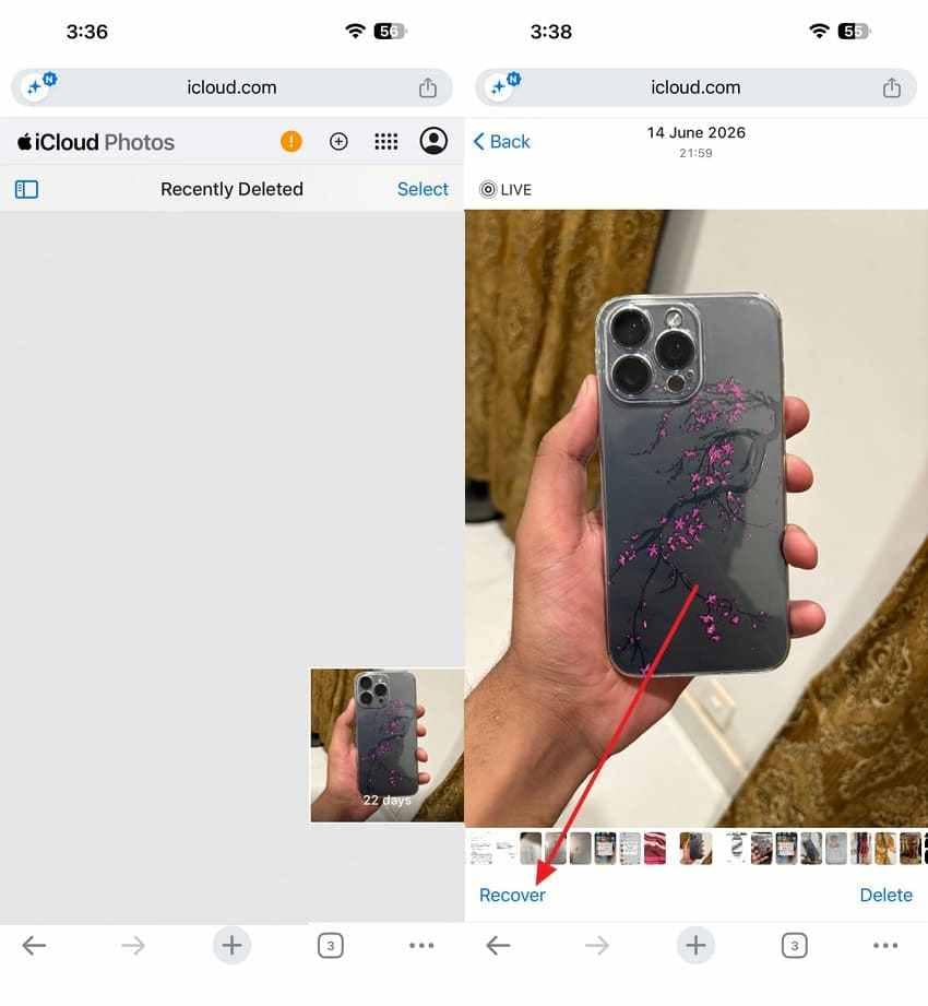 recover icloud photos