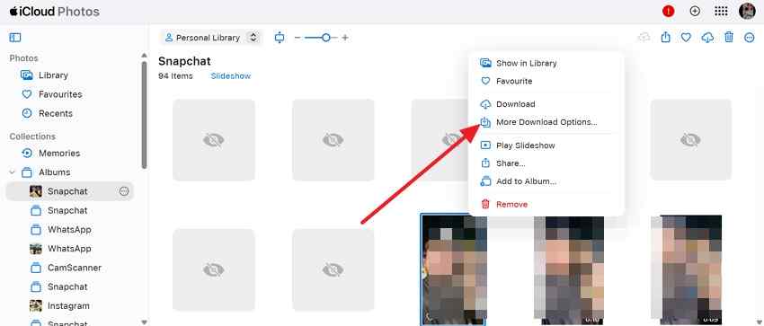 download original photos from icloud
