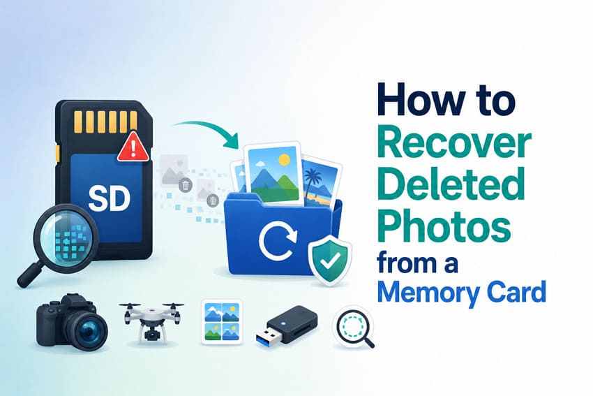 How to Recover Deleted Photos from a Memory Card Safely