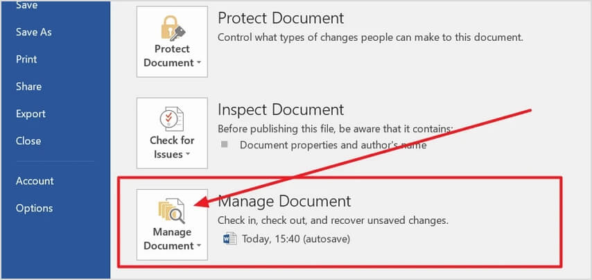 5 Practical Methods To Recover Previous Version Of Word Document 1552