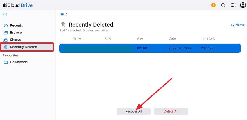 sign in to recover quicktime recording