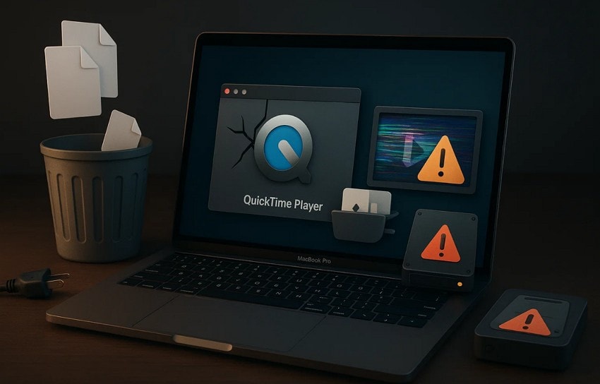 reasons of lost quicktime recording