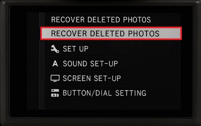 using fujifilm camera options