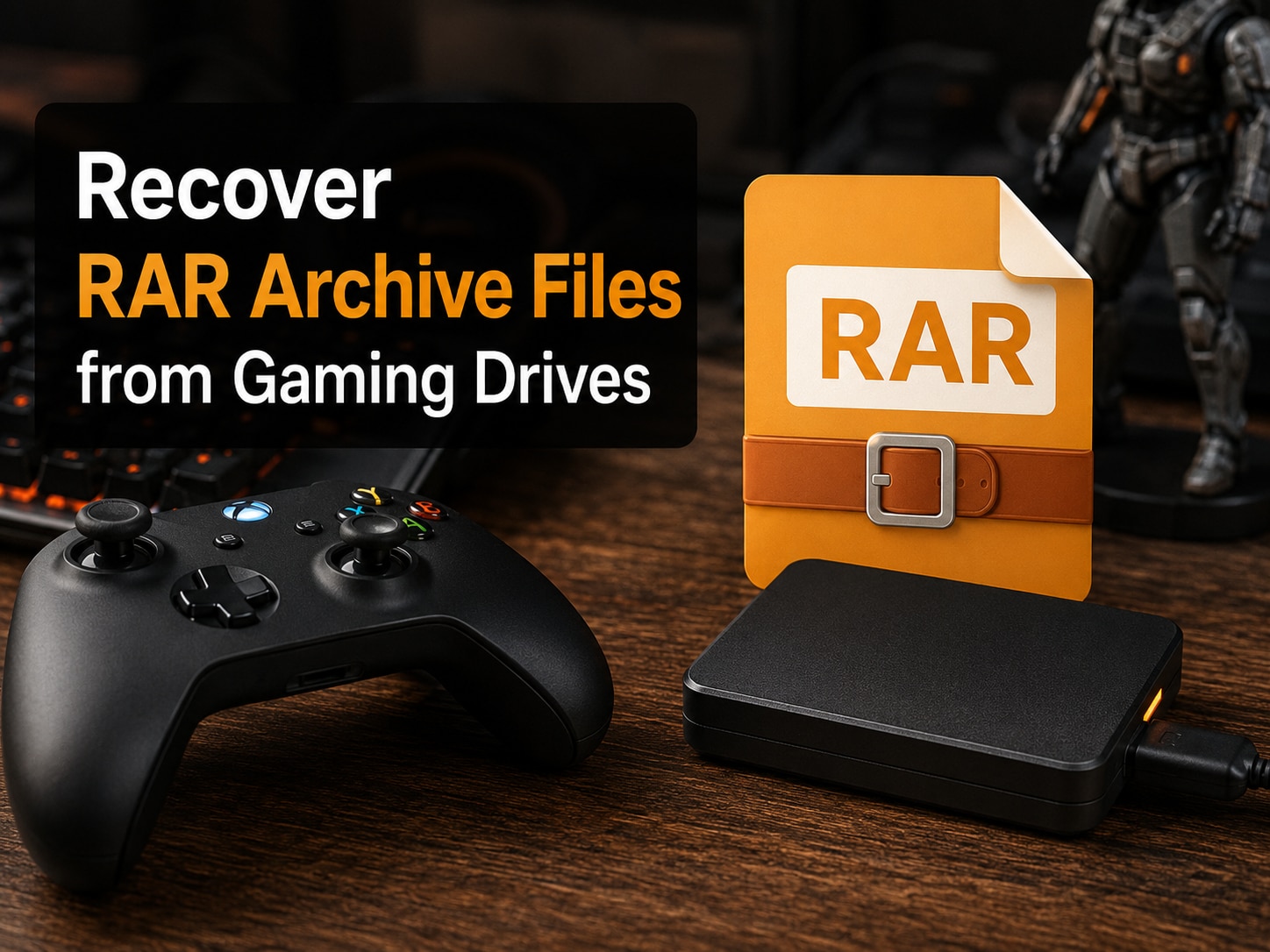 How to Recover RAR Files from Gaming Drives