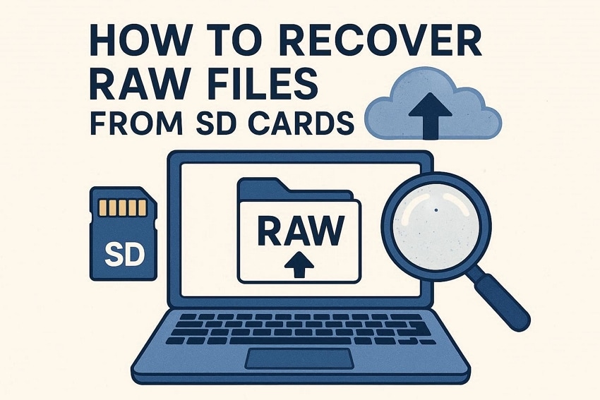 methods to recover raw files from sd card