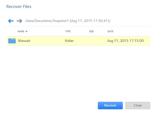recover readynas deleted files from readycloud