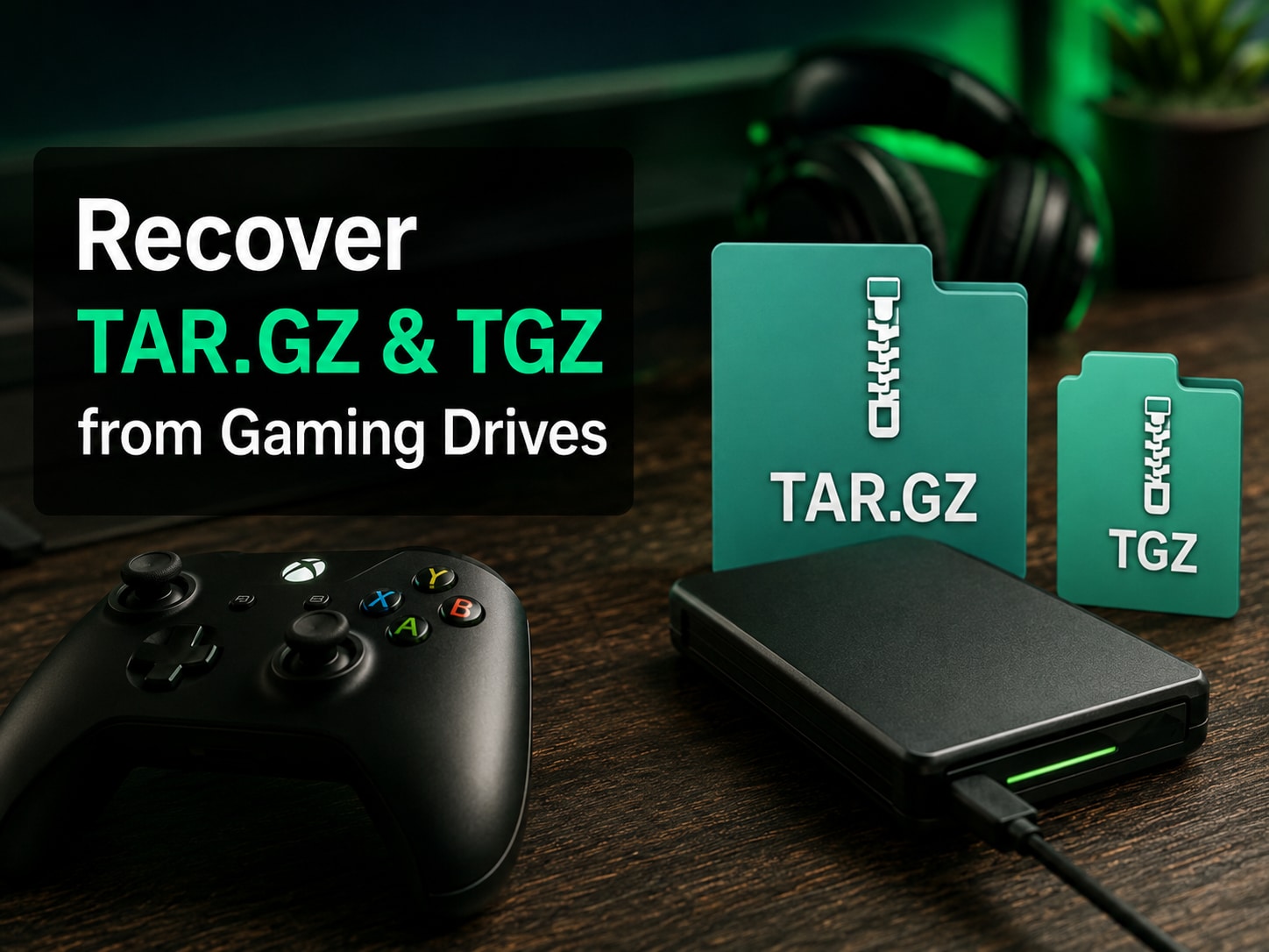 How to Recover TAR.GZ / .TGZ Files from Gaming Drives