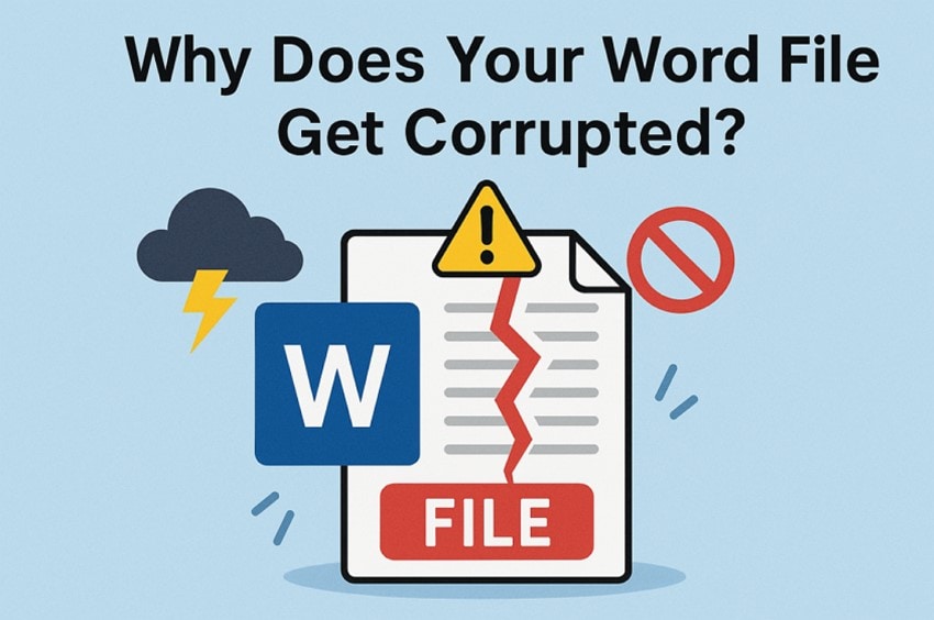 reasons word file gets corrupted