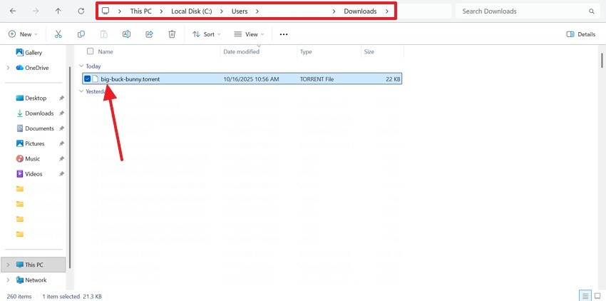 torrent client folders windows