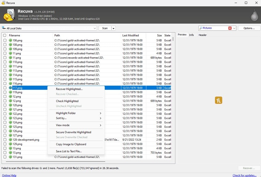 recuva torrent file recovery