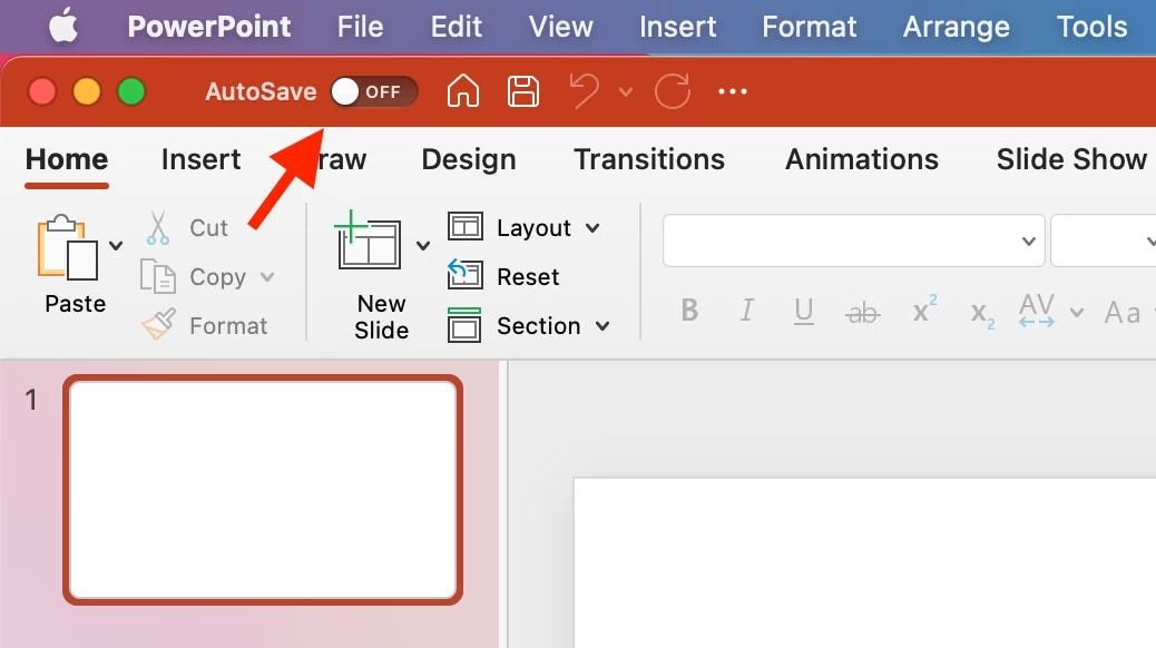 enable powerpoint autosave on mac