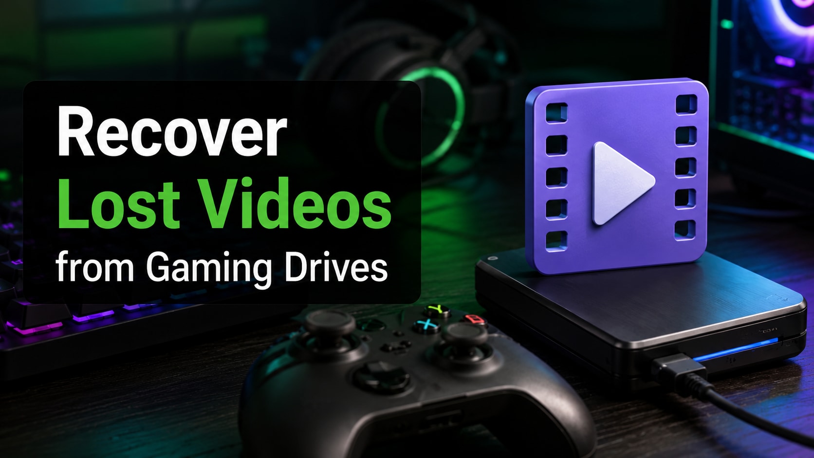 How to Recover Video from Gaming Drives
