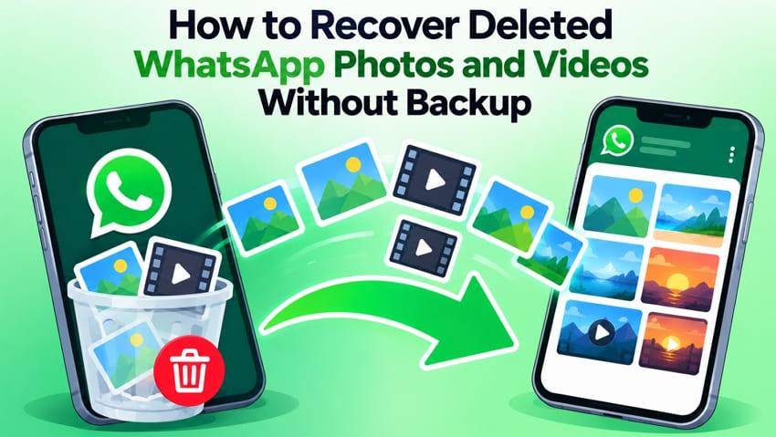 How to Recover Deleted WhatsApp Photos and Videos Without Backup