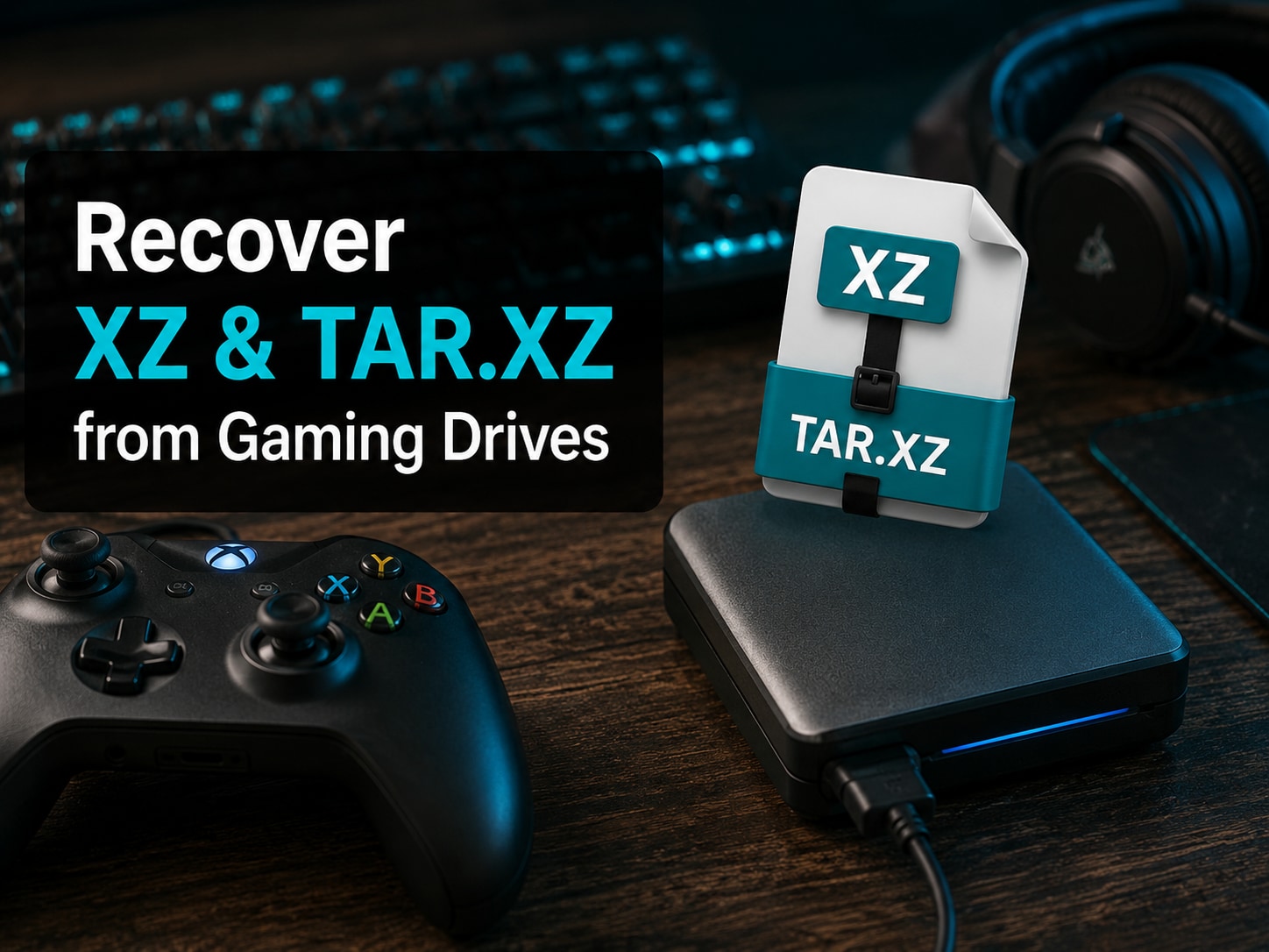 How to Recover .XZ / .TAR.XZ Files from Gaming Drives