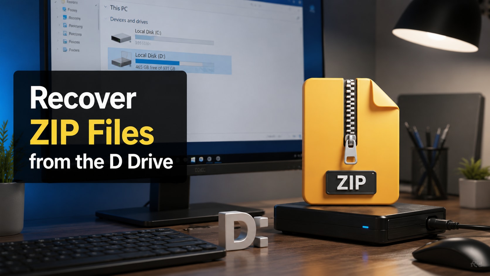 How to Recover ZIP Files from the D Drive Safely and Effectively