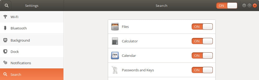 files in the activities overview