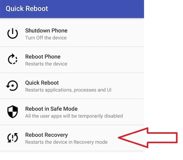 partição /recovery do android