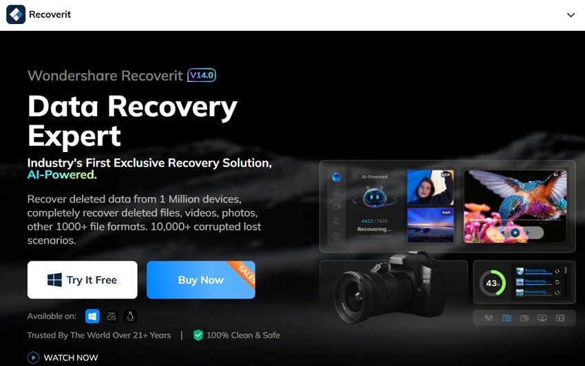 recoverit data recovery software