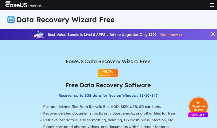 easeus data recovery wizard