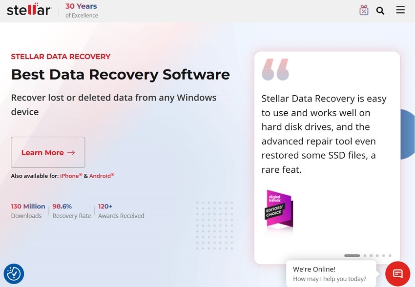 stellar data recovery software