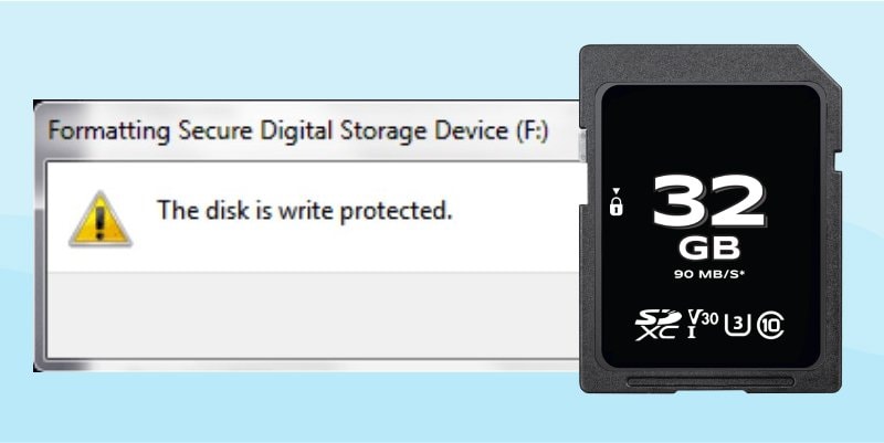 Как легко снять защиту от записи с SD-карты