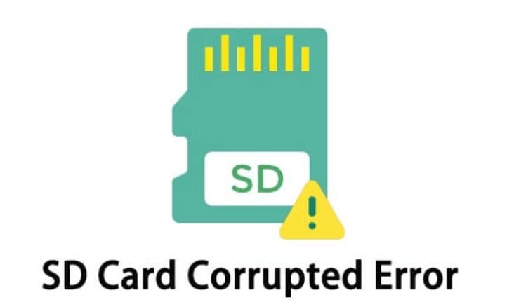 Ошибка повреждения SD-карты 